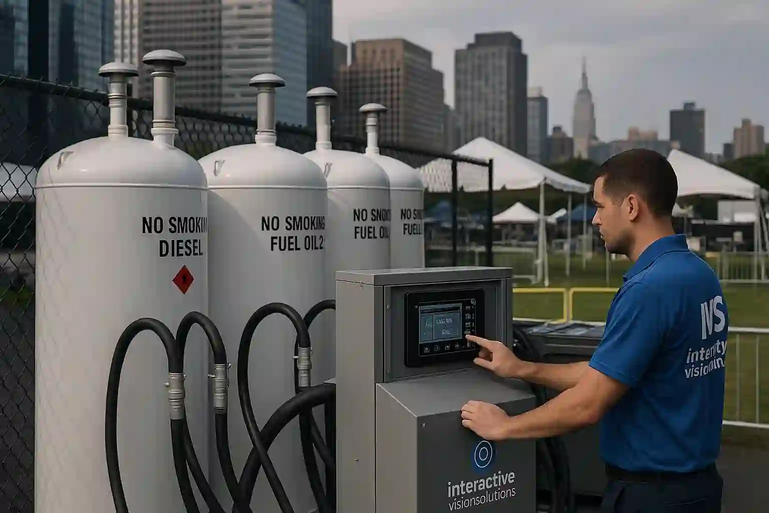 Fuel management system rental NYC - for extended runtime at large events