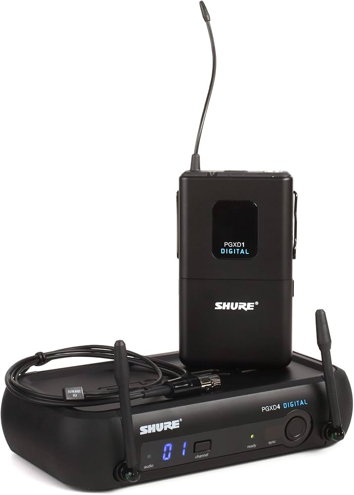 SHURE PGX14/93 LAVALIER WIRELESS MICROPHONE RENTAL NY
