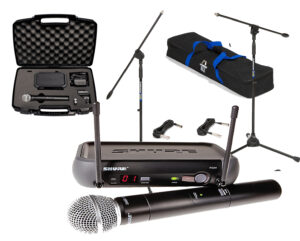 Shure SM58 Wierless UHF Microphone Rental NYC